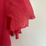 Sundance Women’s  Monaco Meetup Sundress Coral Lined Flutter Sleeve Size Small Photo 3