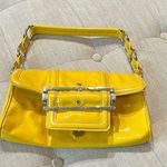Chinese Laundry Yellow Patent Leather Shoulder Bag Photo 2