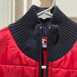 Tommy Hilfiger Women’s Vintage Red Quilted Puffer Vest Photo 2