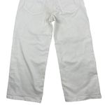 Banana Republic High Rise Wide Leg Crop Jeans White Size 0P 25P Petite Photo 8