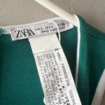 ZARA  Green Piped Short Jumpsuit Size Large NWOT Photo 2