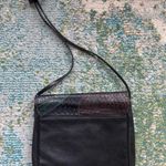 Carlos Falchi Vintage snakeskin leather abstract fold over shoulder purse Photo 6