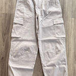 prAna  Women's Light Gray Cargo Joggers Soze 10/31 High Rise Photo 0