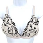 La Senza La‎ Senza Gray & Black Lace Large no wire lightly lined Photo 0
