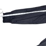 SheIn  Black Shiny High Neck Button Pleated Balloon Ruched Sleeve Dress Zip XL Photo 6