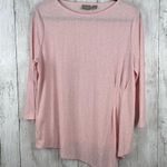 Chico's  Top Women 2 US L Pink Asymmetric Lightweight Casual Blouse Basic Everyday Photo 0