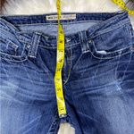 Big star  “Maddie boot” mid rise fit Classic Blue Boot Cut Jeans Sz 28 Long Photo 6