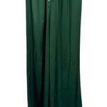 Forever 21 Satin Pajama Pants in a Dark Green, Size Small Photo 0