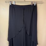 Addison Evenings Size Large Flowy Black Wide Leg Pant Formal Dressy‎ Wear Photo 1