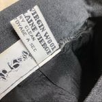 HOLT RENFREW CANADA Wool Ruffle Hem Midi‎ Skirt XS Gray Photo 4