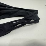 Shade & Shore Black Bikini Bottoms Women’s Size X-Large Braided Side Detail Photo 3