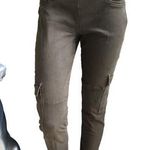 Hudson Jeans Hudson Military Cargo Skinny Pull on Green Jeans Women’s Size 29 Photo 0