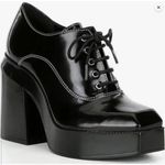 Gianni Bini GB City Girl Oxford Platform Patent Lace Up Pumps Black Size 10 NWOB Photo 0