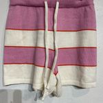 Kittenish Pink Coastal Cutie Knit Stripe Shorts Sz M NWT Photo 3