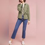 Sanctuary x Anthropologie Honor Utility Military Eyelet Jacket Army Green Small Photo 1
