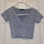 Brandy Melville Brandy Floral Wrap Top Photo 1