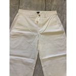 J.Crew NWOT Ivory Barrel Leg Pants in Cotton Blend 29 Photo 2