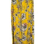 Morgan De Toi Hi Rise Yellow Floral Wide Leg Pants Sz 34 Photo 0