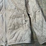 Croft & Barrow [croft & borrow] medium cream quilted button up jacket Photo 2