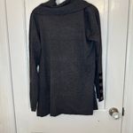 Melissa Paige  Grey Sweater with Black‎ Button Sleeve Detail size 1X NWT Photo 3