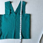 House of Harlow 1960 wide strap compression knit crop top teal medium Photo 8