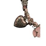 Paparazzi Charming Pink Charm‎ necklace and earrings with Heart Pendant  R-50 Photo 1