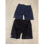 Sweaty Betty  bundle lot of 2 power biker shorts us 8 Pockets Black Navy Camo Photo 11