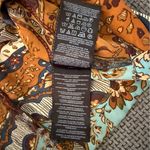 Guess by Marciano  100% Silk Dress S Paisley Drop-Waist Blouson Mini Boho Y2K Photo 7