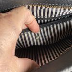 Kate Spade   New York white Black and Red scalloped trim Crossbody Tote  Bag Photo 6