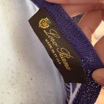 Loro Piana  Purpel Striped Linen Silk Blend Top Size 44 / 8 Photo 4