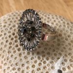 Starburst Ring Adjustable Retro Crystals Trendy Photo 1