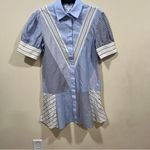 Tanya Taylor  Ladessa Striped Mini-Shirtdress size small women’s dress EUC Photo 2