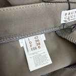 Brunello Cucinelli  Slim Fit Pants Womens Size 6 Taupe Skinny Leggings Italy 29" Photo 10