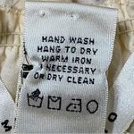 Max Studio Champagne Cream Belted Midi Dress Size Medium Retro Boho Print Photo 3