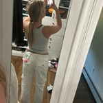 Sundry  White Pants with Colorful Dots Photo 1