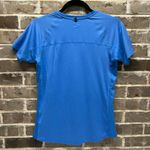 Nike Lance Armstrong LIVESTRONG Blue T-Shirt with Yellow Details Top Womens Med Photo 1