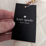Kate Spade NWTS Textured Tweed Carey 2 Way Purse Cream/White Photo 5