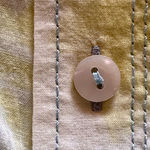 Pilcro  Women’s Butter Yellow Button Down Blouse Size S Lightweight Crinkle Shirt Photo 6