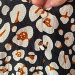 Marie Oliver NWT Zoey Blouse Black White Animal Print Ruffle 100% Silk Small Photo 4