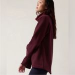 Athleta  Cozy Karma Funnel Neck Spiced Cabernet Pullover Sweatshirt Size Small Photo 1