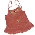 One Step Up Mango Crochet Festival Babydoll Top size Medium Photo 0