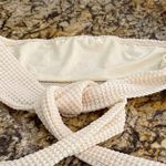 SheIn Cream Textured Pencil Skirt with matching bandeau tie back top Photo 7