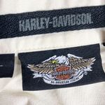 Harley Davidson  Stripe Sleeve Button Up Shirt Shacket Women’s Size Large Photo 10