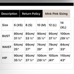 NWT- MINK PINK SAMARA MINI DRESS, size Medium Fuschia color Photo 3