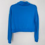 Beyond Yoga All Time Funnel Neck Cropped Pullover Sweatshirt Blue Glow Photo 6