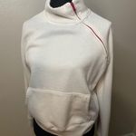 Peloton white and pink Side Zip Pullover XS Photo 0