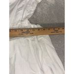 astr the label dress white linen blend L square neck‎ Size L Photo 7
