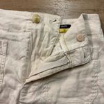 Maeve  by Anthropologie The Colette Linen Blend Cream High-Waisted Shorts Size 28 Photo 7