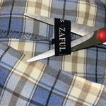 Zaful  Blue Plaid Mini Skirt Photo 5