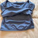 Aerie  Blue Square Neck Crop Top Photo 1